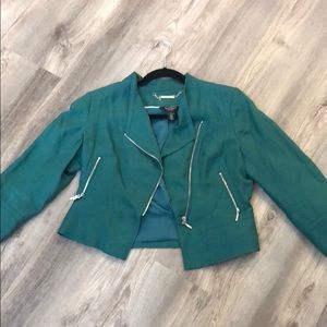 White House Black Market Seafoam Green Blazer